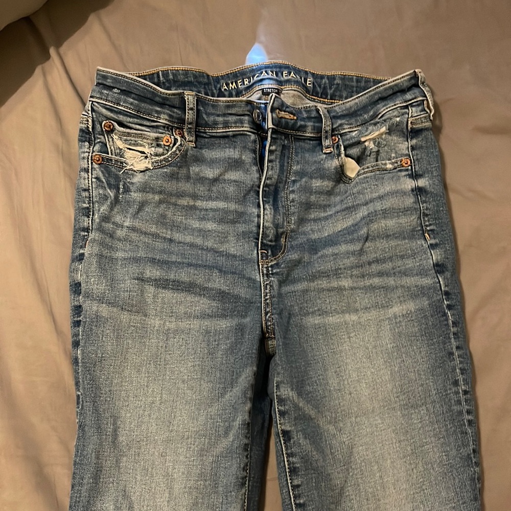 American eagle stretch wide leg